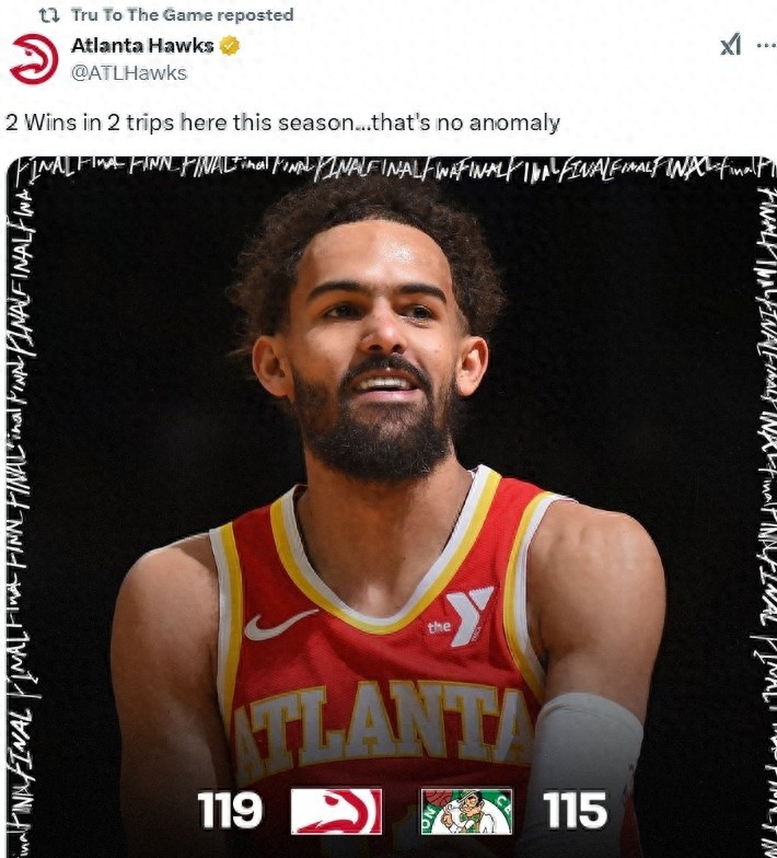 星空体育网页版登录入口-关于老鹰客场战胜湖人，特雷-杨+引领球队取胜的信息